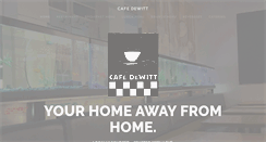 Desktop Screenshot of cafedewitt.com